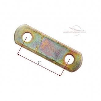 Seatbelt Planet 3" Flat Bracket. - Seatbelt Planet