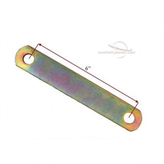 Seatbelt Planet 6" Flat Bracket - Seatbelt Planet