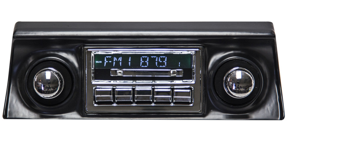 Custom Autosound Slidebar Radio for 68-76 Corvette