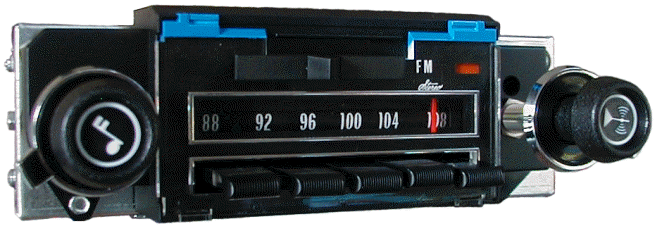 Repro 1971-76 Nova AM/FM/Stereo Radio with bluetooth - Antique Automobile Radio