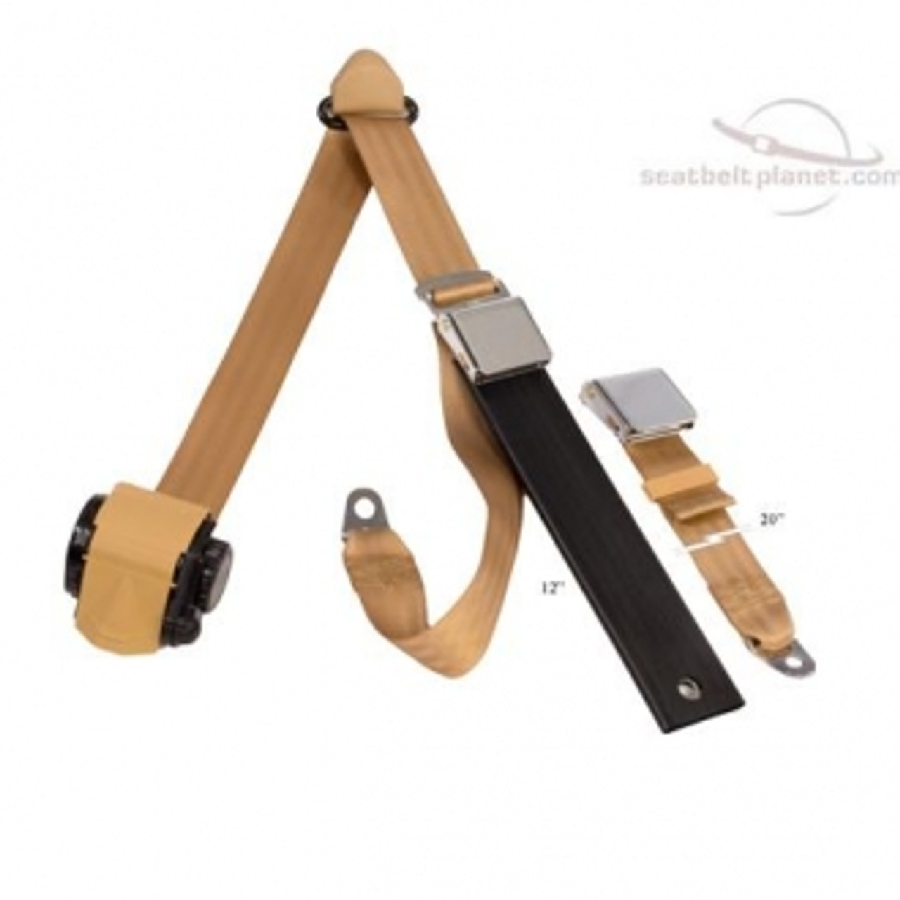 Seatbelt Planet 3pt Ret Lift Latch Style Lap/Shoulder Seat Belt 2