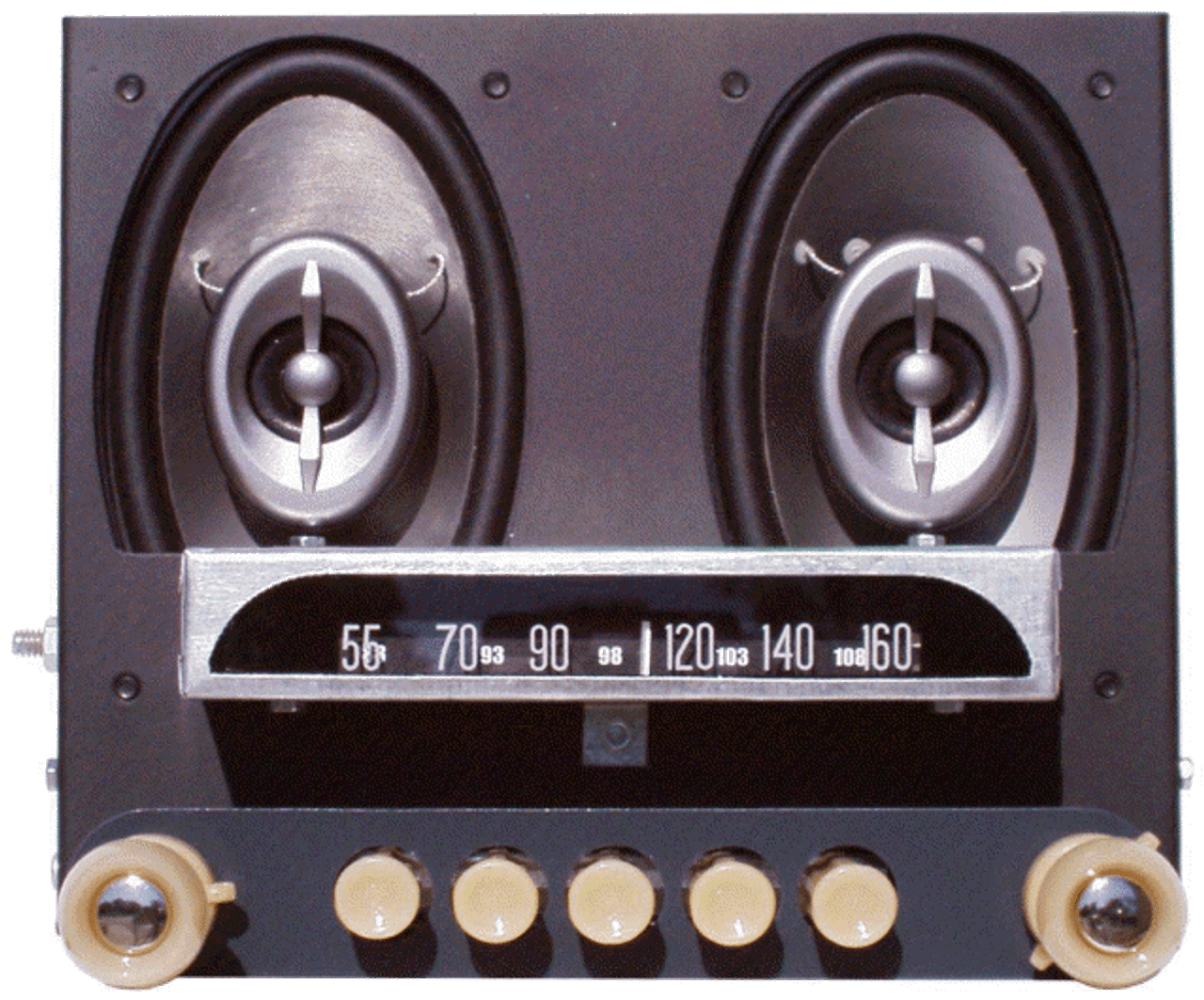 Repro 1951-52 Chevrolet AM/FM/Stereo Radio Without Speakers with bluetooth