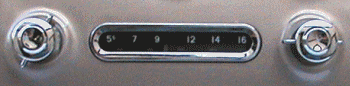 Repro 1955 2nd series, 1956-59 Chevy Truck AM/FM/Stereo Radio with bluetooth - Antique Automobile Radio