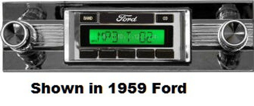 Custom AutoSound 1968-69 Torino USA-230 In Dash AM/FM - Custom AutoSound