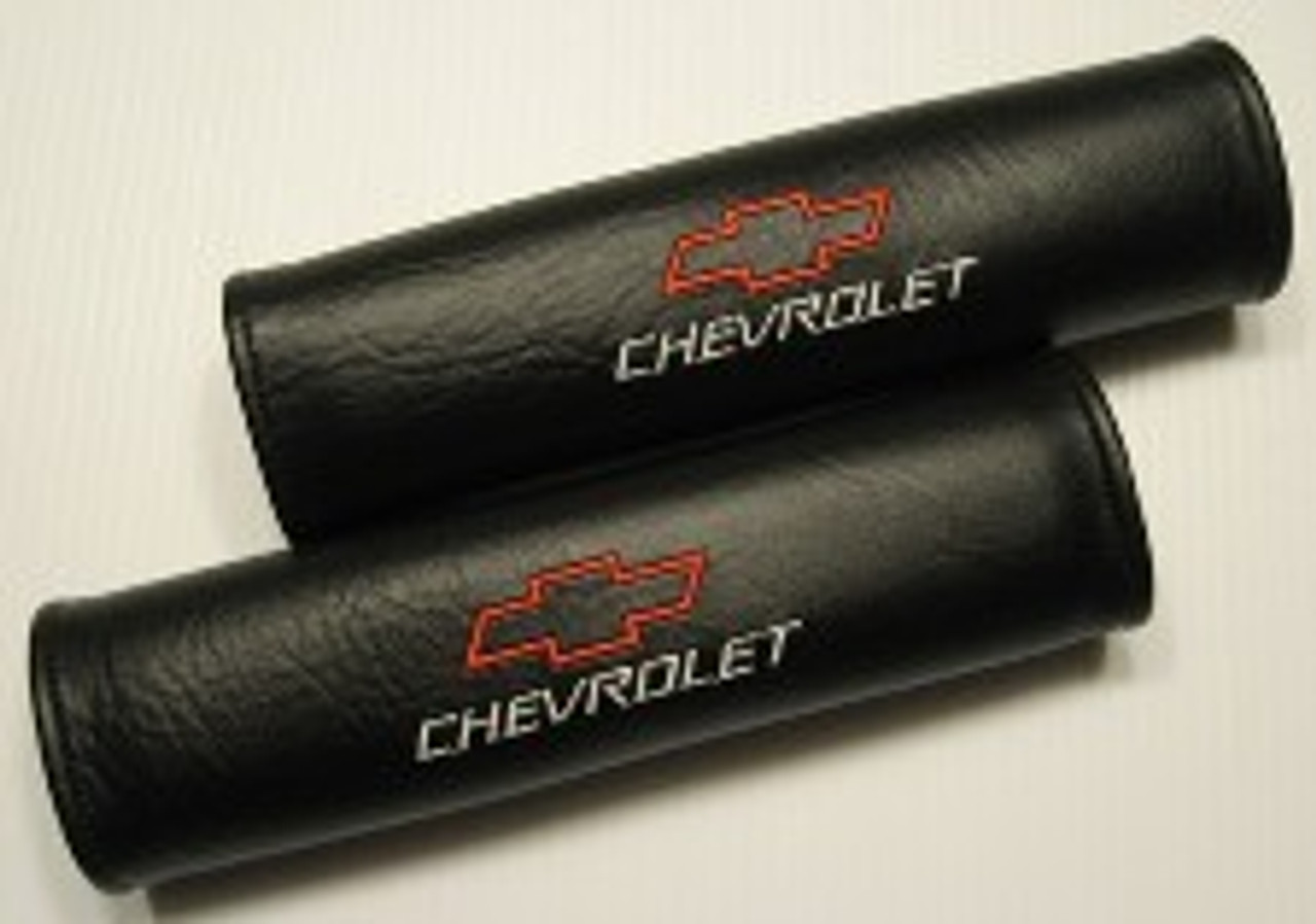Chevy Seat Belt Pads w/Red Chevy Symbol (Call for Prices)
