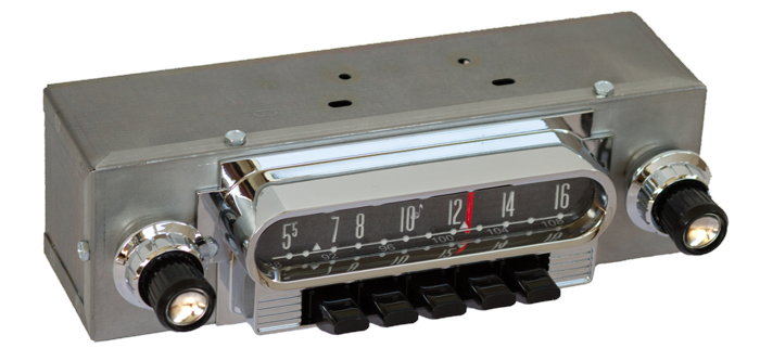 1962 Ford Galaxie AM/FM/Stereo Radio with bluetooth - Antique Automobile Radio