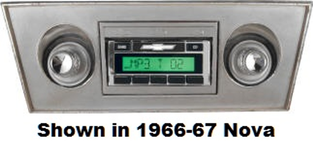 Custom AutoSound 1966-67 Nova USA-630 In Dash AM/FM