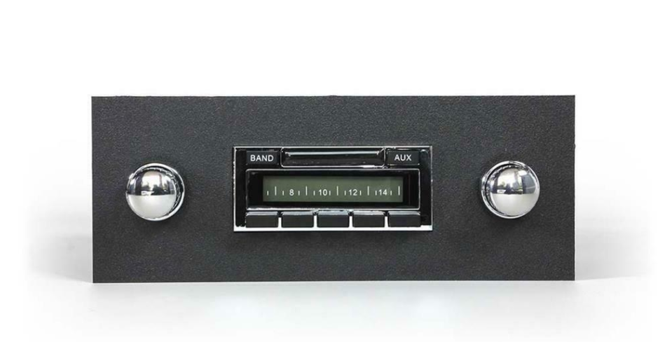 Custom AutoSound 1972-87 Continental, TC USA-230 In Dash AM/FM - Custom AutoSound