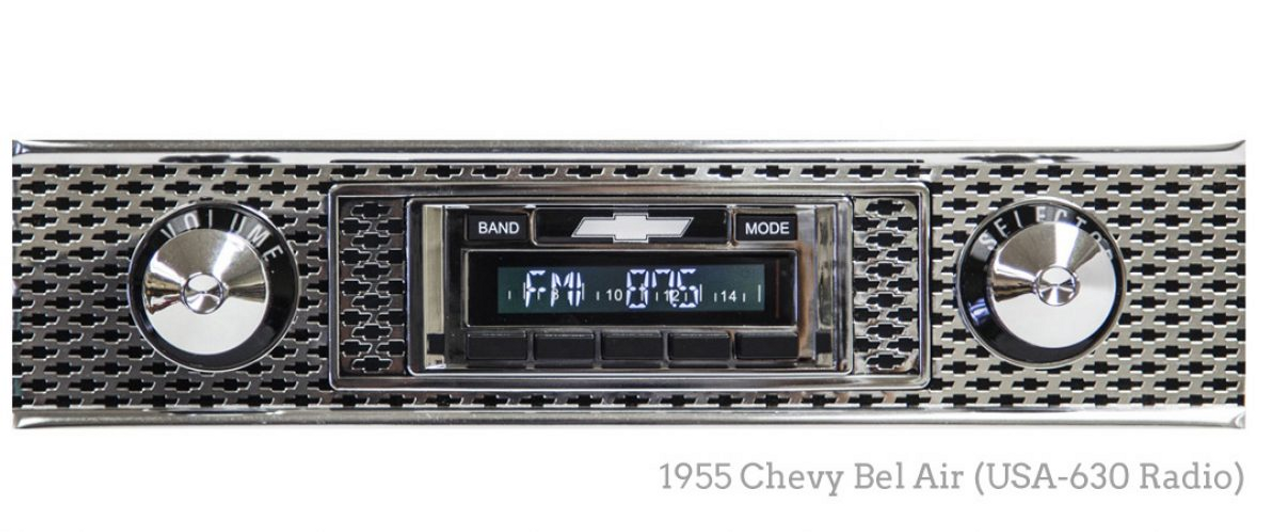 Custom AutoSound 1953-54 Chevy USA-630 In Dash AM/FM