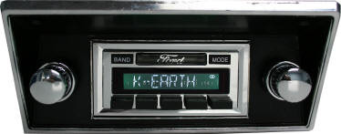 Custom AutoSound 1951-52 Ford Truck USA-630 In Dash AM/FM - Custom AutoSound