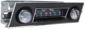 (In Stock) Repro 1967-68 Chevrolet Camaro AM/FM/Stereo Radio with bluetooth - Antique Automobile Radio