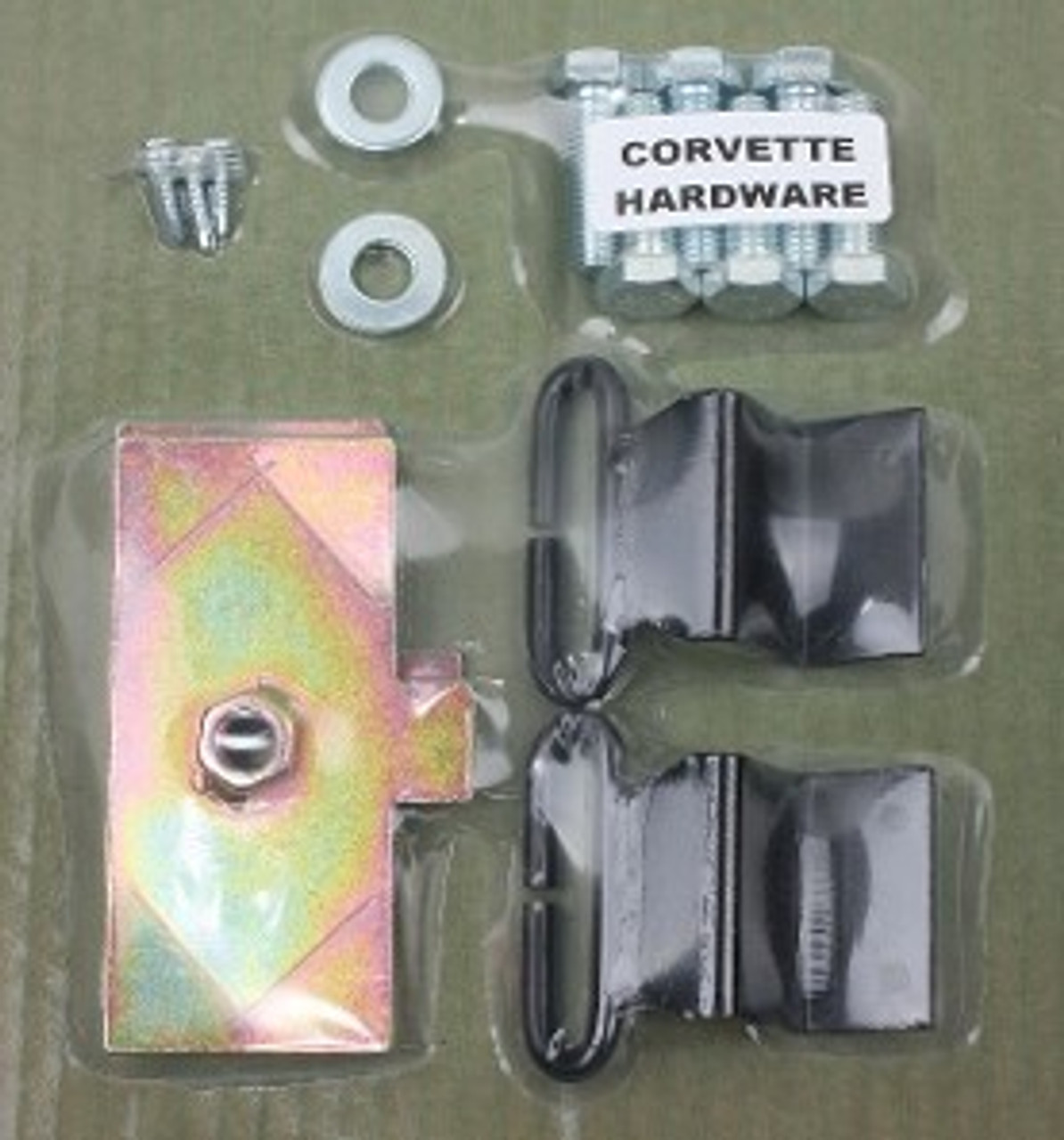 3pt Conv. Hdware for Pre 1974 Vette Seatbelts (Call for Prices)