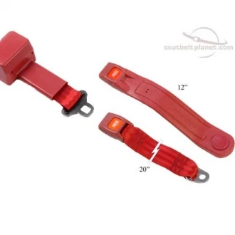 Seatbelt Planet Push Button Style Lap Belt for Bench/Bucket Seat - Seatbelt Planet