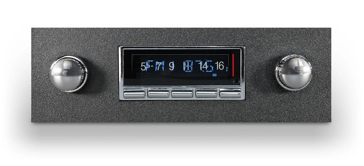 Custom Autosound USA-740 IN DASH AM/FM for Willys - Custom AutoSound