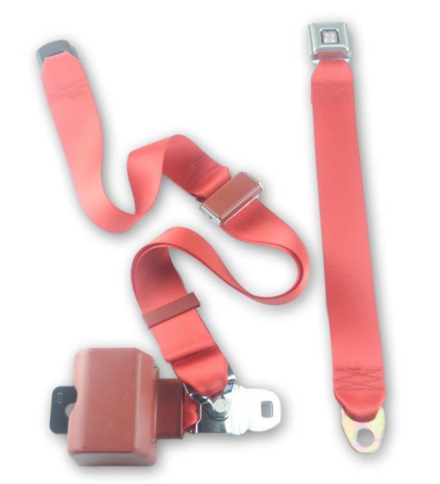 1967-1973 Buick Skylark, Convertible, Driver or Passenger, Bucket Seat Belt - Seatbelt Planet
