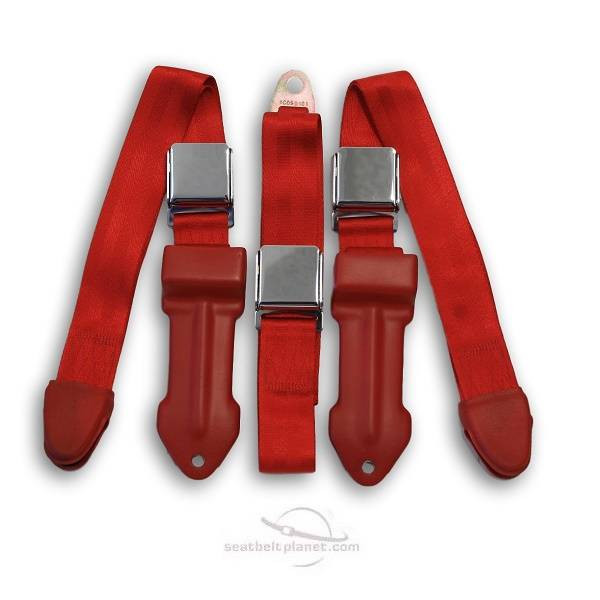1964 Dodge 220 Driver & Passenger Seat Belt Kit - Seatbelt Planet