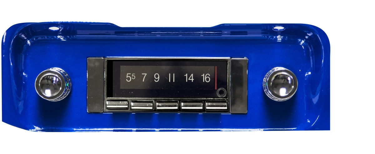Custom AutoSound 1964-66 Chevy Truck USA-740 In Dash AM/FM