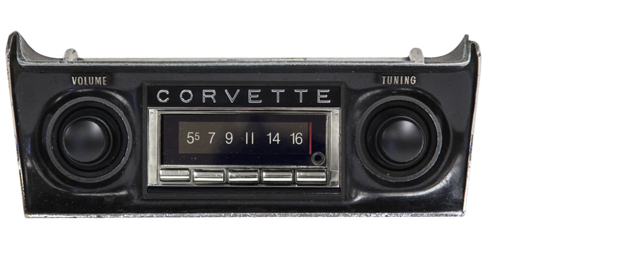 Custom AutoSound 1968-76 Corvette USA-740 In Dash AM/FM