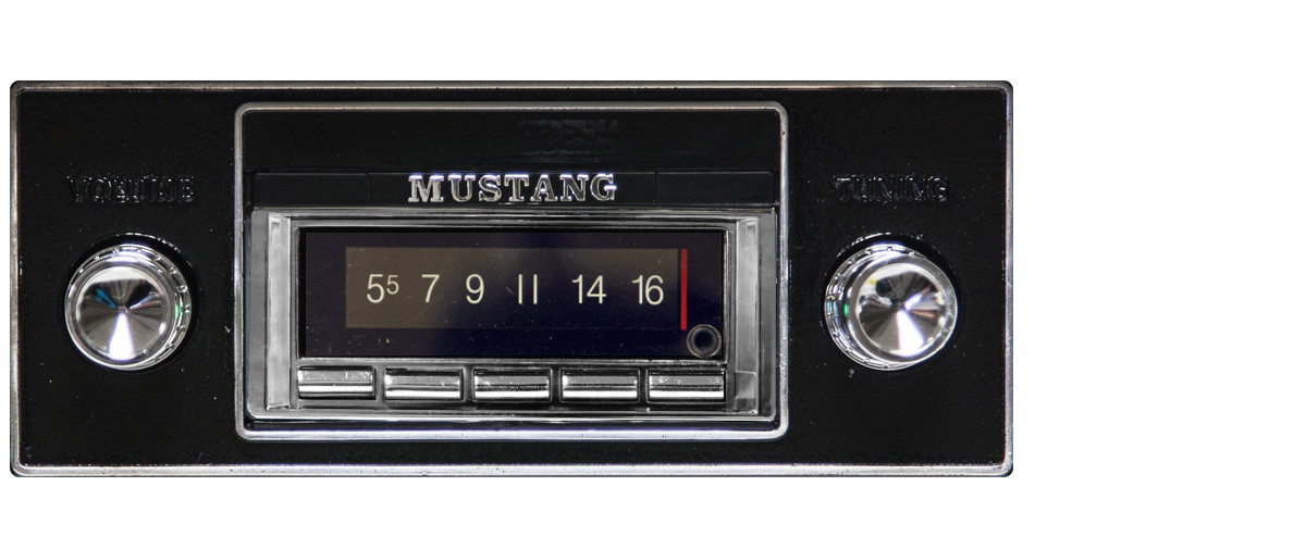 Custom AutoSound 1974-78 Mustang USA-740 In Dash AM/FM
