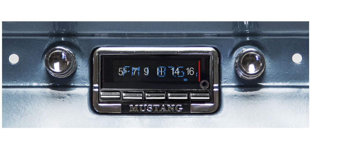 Custom AutoSound 1964.5-66 Mustang USA-740 In Dash AM/FM - Custom AutoSound - image 2