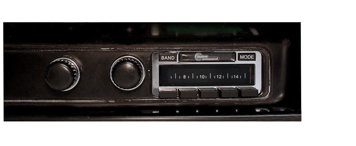 Custom AutoSound USA-630 for a Plymouth In Dash AM/FM