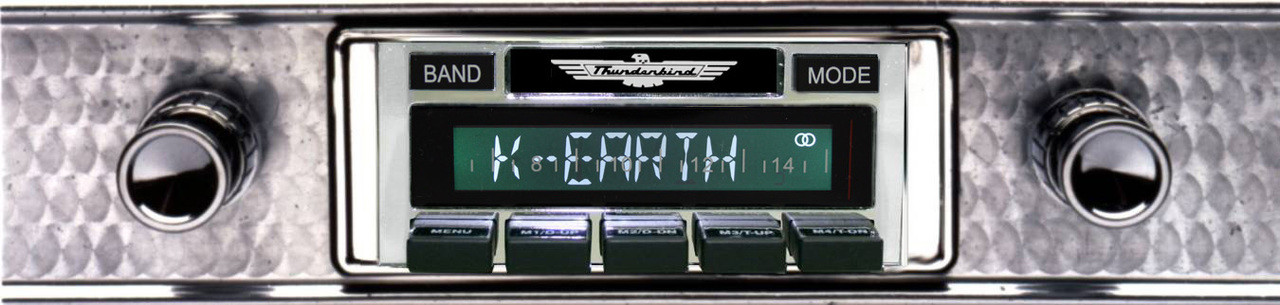 Custom AutoSound USA-230 for a Thunderbird In Dash AM/FM 14