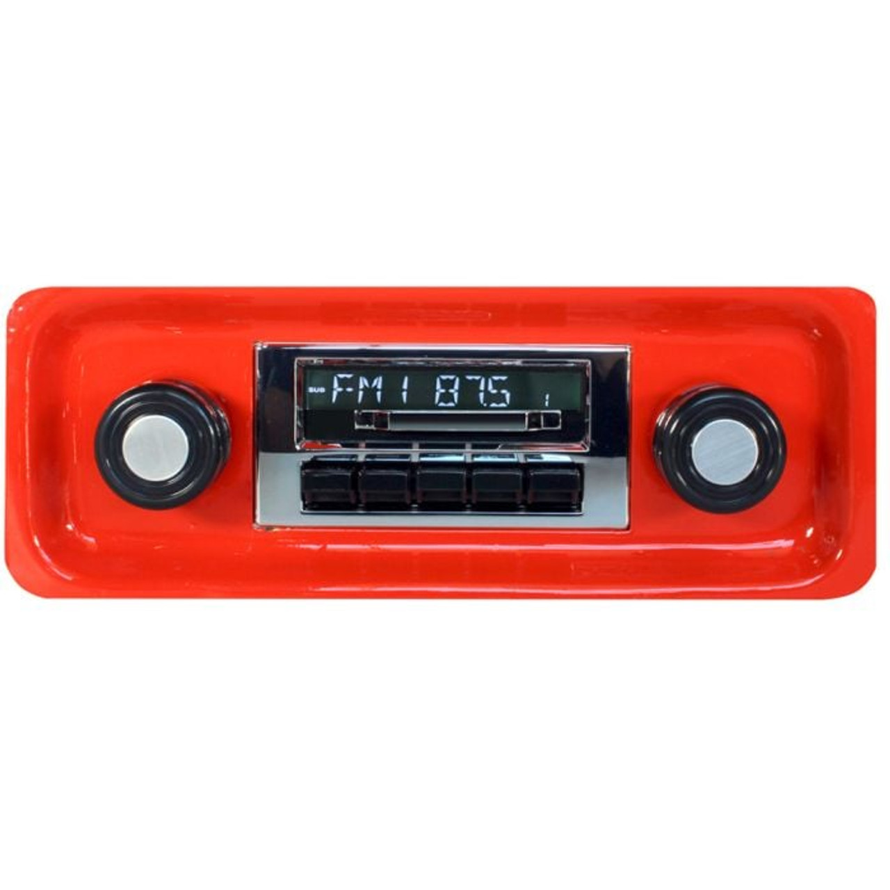 Custom Autosound 1973-1987 Slidebar Radio With Bluetooth Kit Chevrolet C10