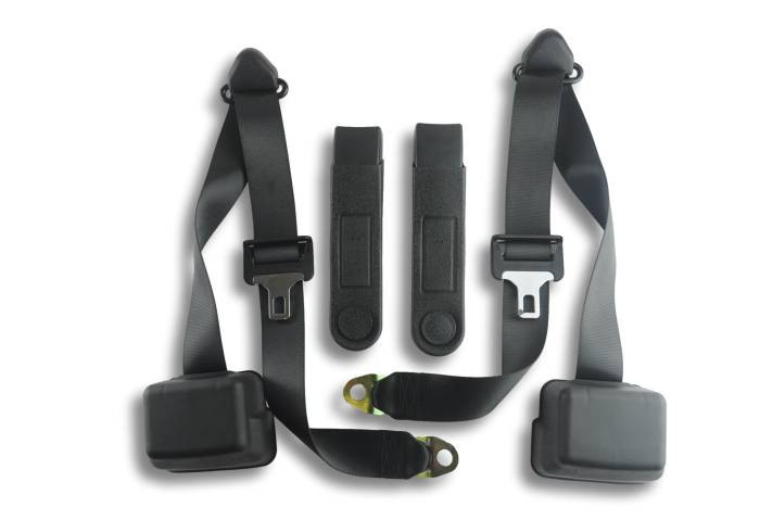 1983-1990 Alfa Romeo Spider Graduate, Driver & Passenger Seat Belt Kit - Seatbelt Planet