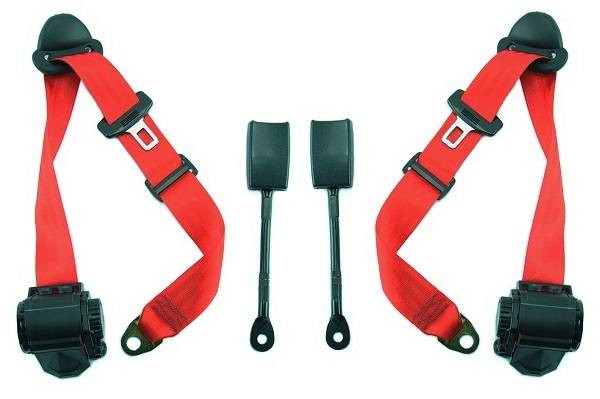 1980-1991 Volkswagen Bus, Driver & Passenger, Seat Belt Kit