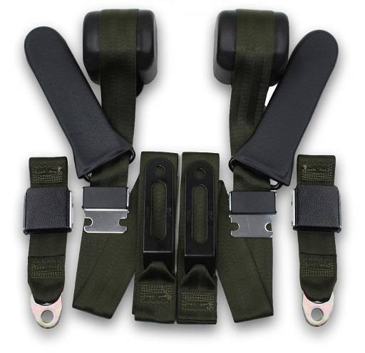 1969-1970 Valiant VG Driver & Passenger Seat Belt Conversion Kit - Seatbelt Planet