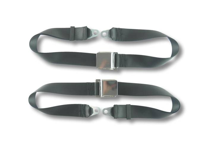 1962-1980 Triumph Spitfire, Driver & Passenger Seat Belt Kit with Bolt Down Anchors - Seatbelt Planet