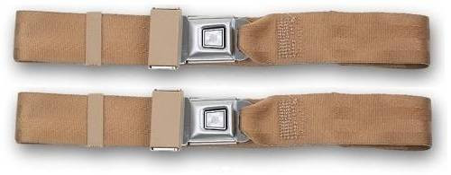 1953-1967 Triumph TR2, Driver & Passenger Seat Belt Kit - Seatbelt Planet