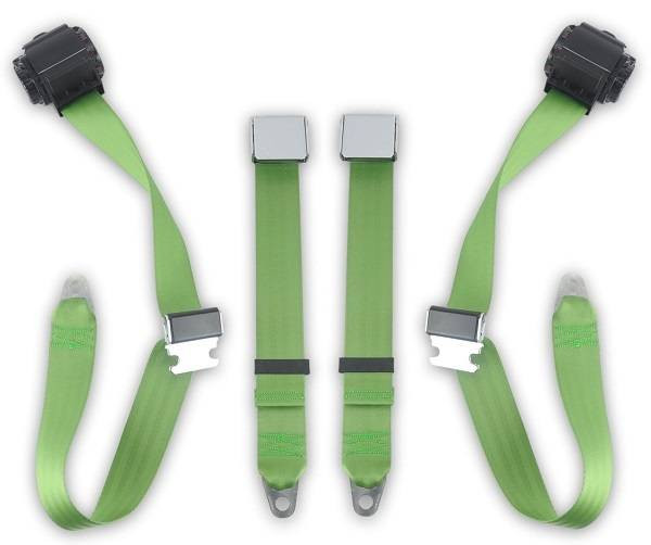 1969-1970 Datsun Roadster, Driver & Passenger Seat Belt Kit - Seatbelt Planet