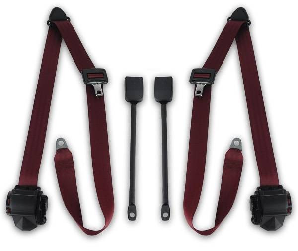 1986-1989 Ferrari 328GTS, Driver & Passenger Seat Belt Kit - Seatbelt Planet
