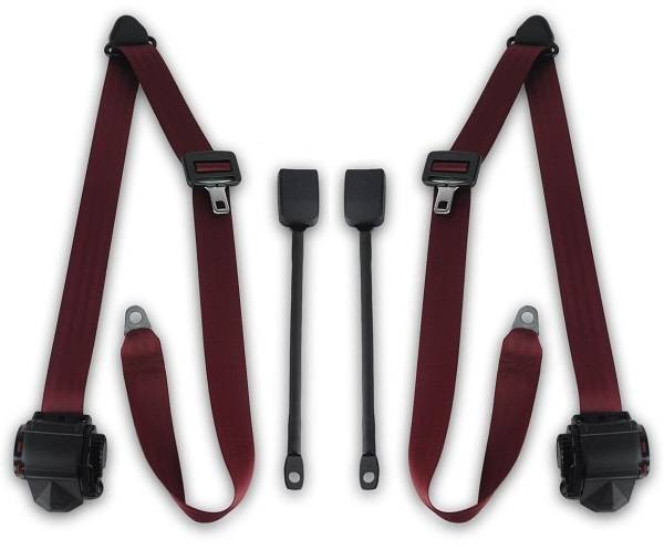 1974-1976 Ferrari Dino 300, Driver & Passenger Seat Belt Kit - Seatbelt Planet