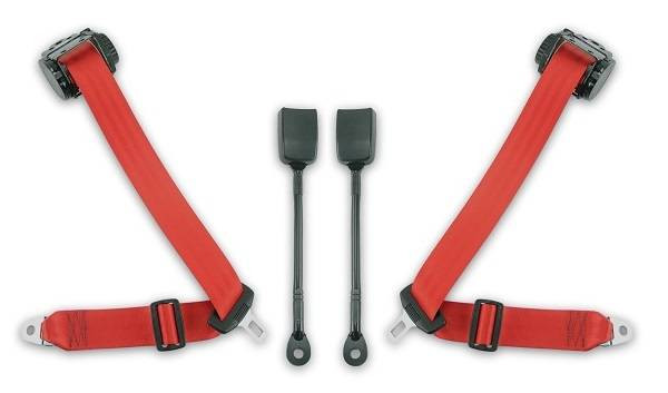 1979-1985 Fiat Spider 124 (2000 Series) Seat Belt Kit - Seatbelt Planet