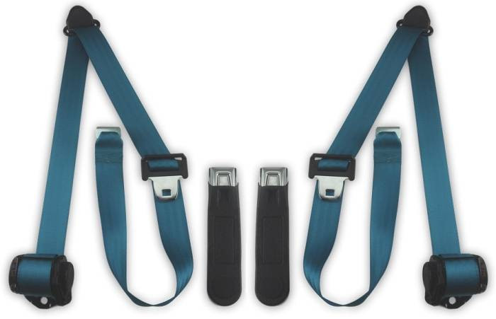 1983-1990 Ford Bronco II, Driver & Passenger, Bucket Seat Belt Kit - Seatbelt Planet
