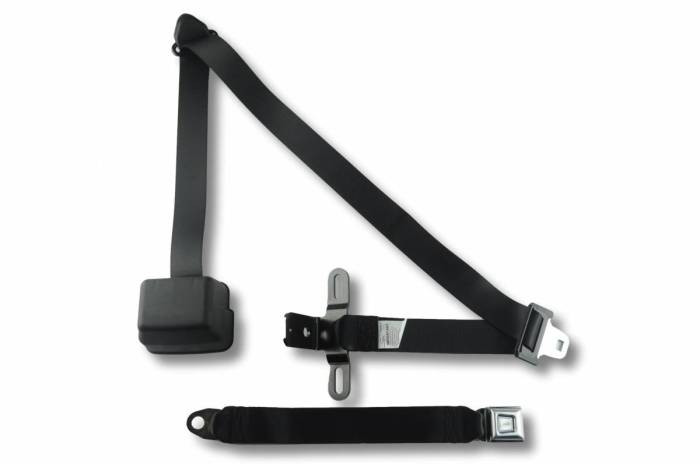 1982-1993 GMC S15 Extended Cab Bench Seat Passenger Seat Belt - Seatbelt Planet