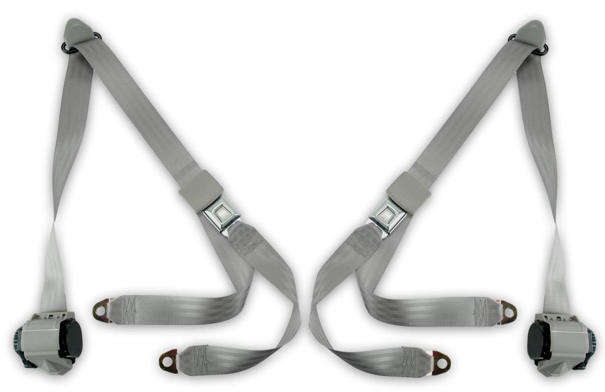 1968-1972 Chevrolet Pickup, Standard Cab, Driver & Passenger, Bench Seat Belt Kit - without Gas Tank - Seatbelt Planet