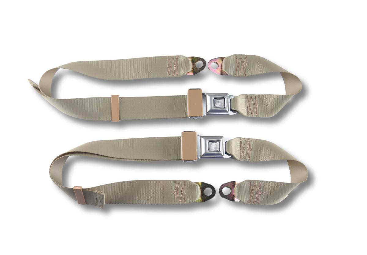 1967-1973 Pontiac GTO, Rear Driver & Passenger Seat Belt Kit - Seatbelt Planet