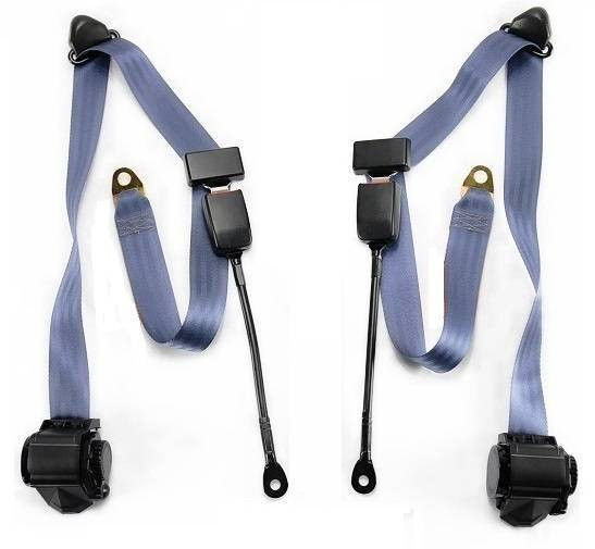 1992-2000 Chevrolet Pickup Truck Crew Cab, Rear Driver & Passenger Seat Belt Kit - Seatbelt Planet