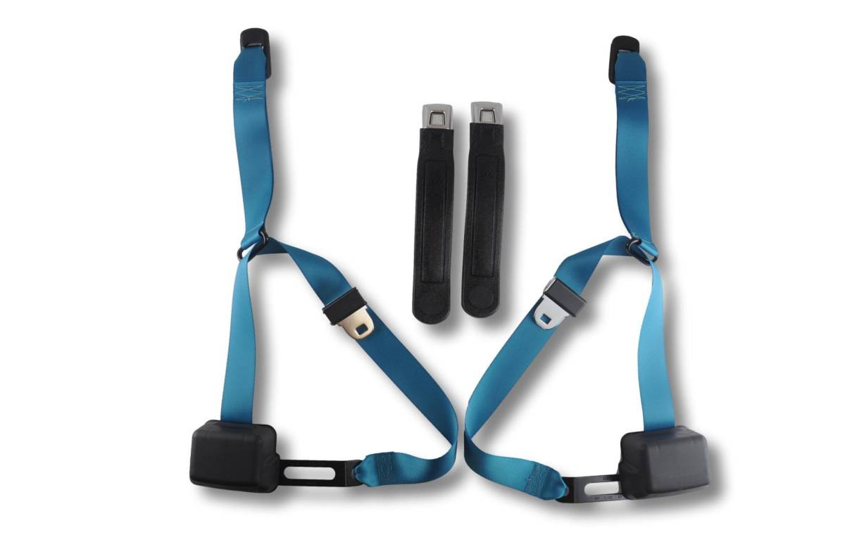 1967-1973 Chevrolet Chevelle, Driver & Passenger, Bucket Seat Belt Kit - Seatbelt Planet
