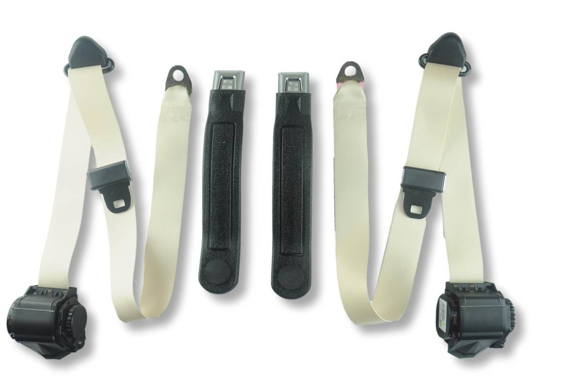 1968-1972 GMC Pickup, Standard Cab, Driver & Passenger, Bucket Seat Belt Kit - without Gas Tank - Seatbelt Planet