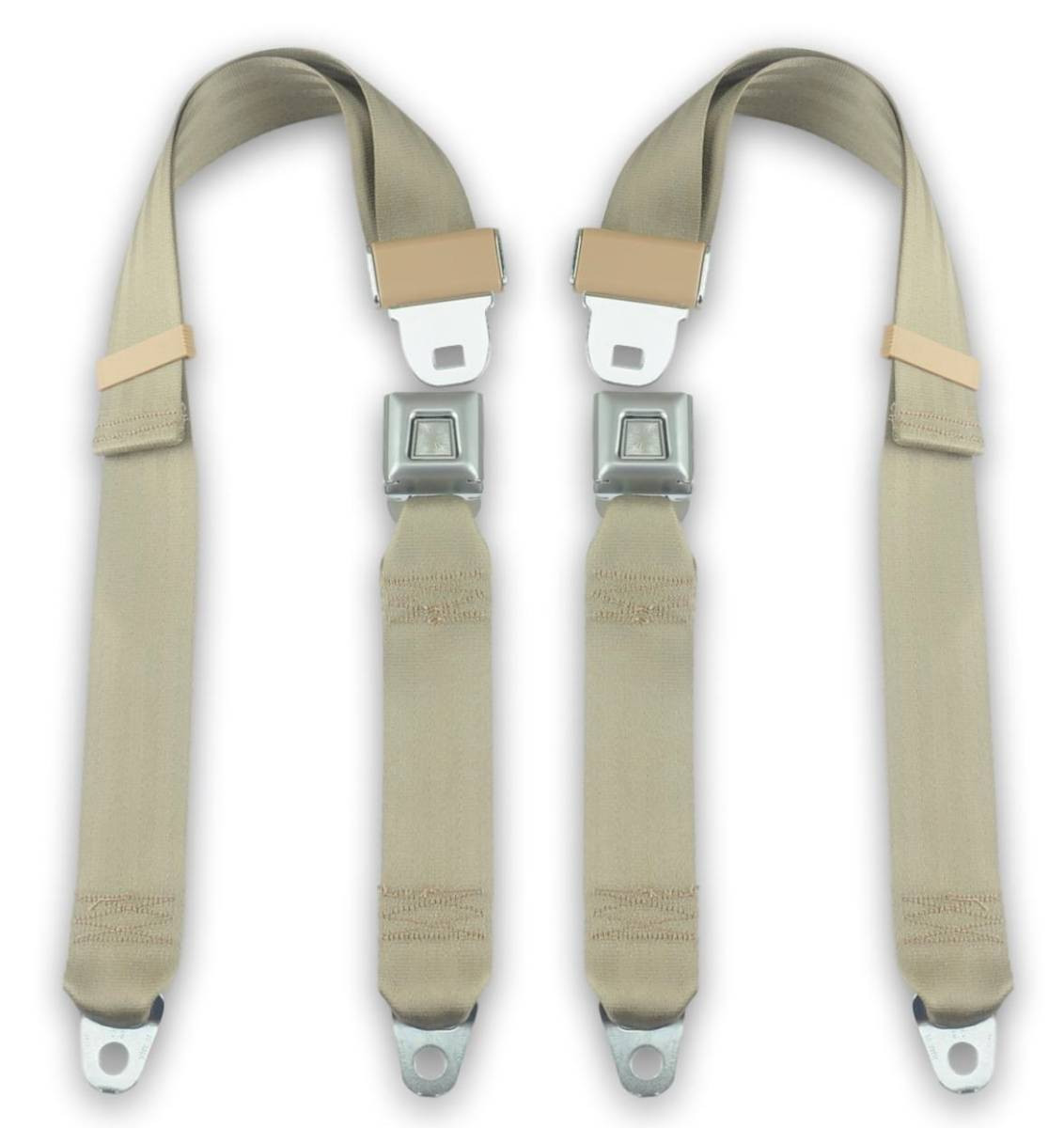 1974-1979 Toyota Land Cruiser FJ55 Rear Driver & Passenger Seat Belts - Seatbelt Planet