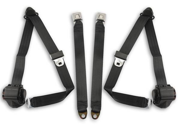 1983-1986 Ford Ranger Standard Cab, Driver & Passenger, Bench Seat Belt Kit - Seatbelt Planet
