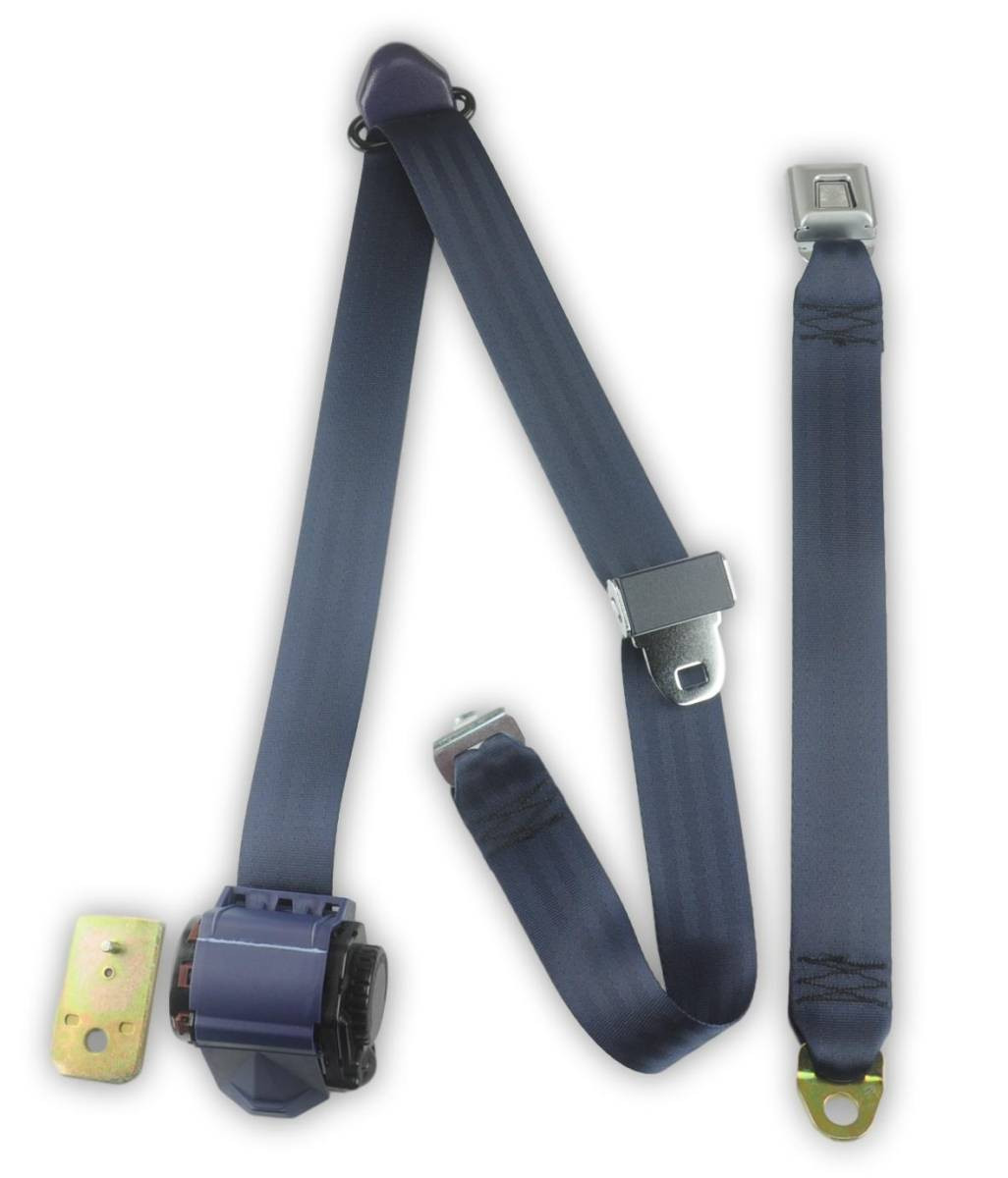 1987-1991 Ford F-Series, Crew Cab, Driver or Passenger, Bench Seat Belt - Seatbelt Planet
