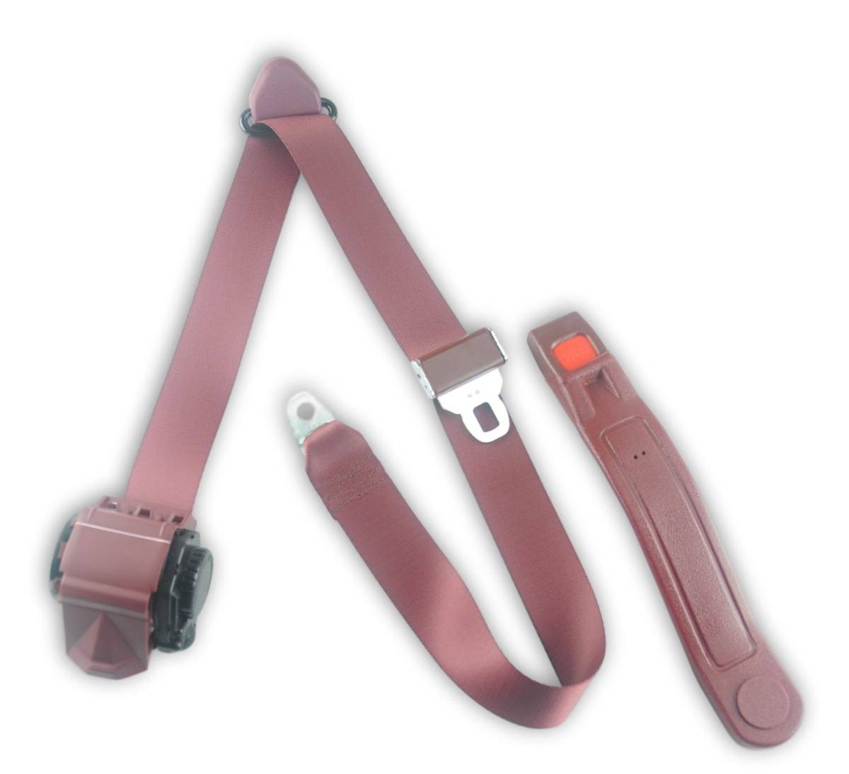 1978-1993 Dodge Ram D150, Club Cab (2-Door Extended Cab), Driver or Passenger, Bucket Seat Belt - Seatbelt Planet