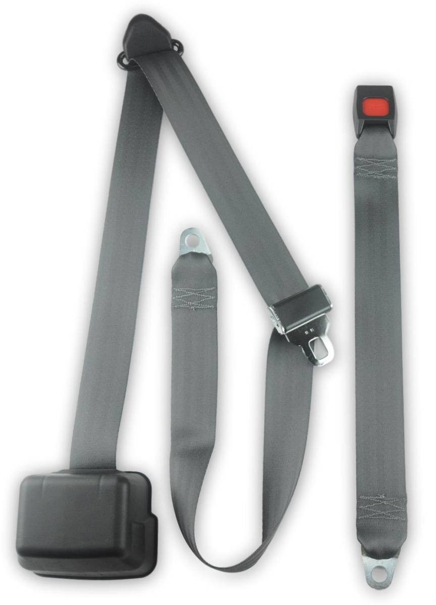 1976-1985 Dodge Ram 150, Crew Cab (4-Door), Driver or Passenger, Bench Seat Belt - Seatbelt Planet