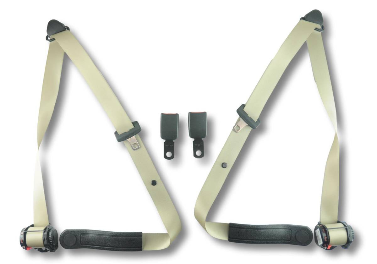 2000-2004 Honda Civic, Sedan, Driver & Passenger Seat Belt Kit - Seatbelt Planet