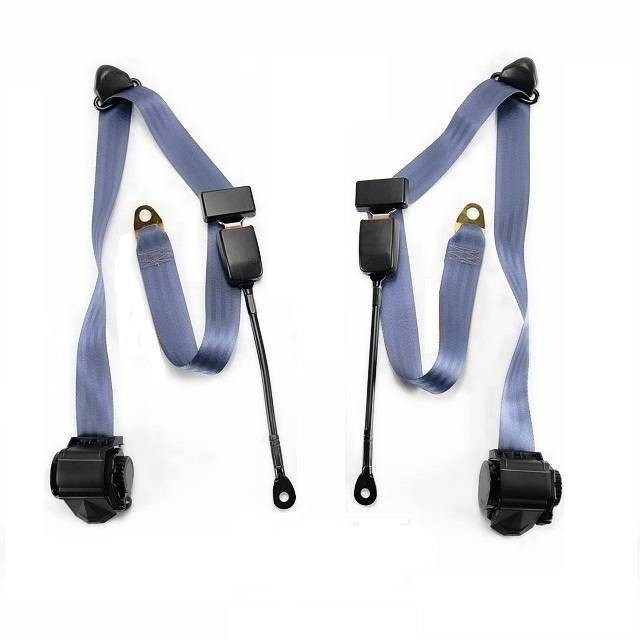 Late 1984-1987 Toyota Land Cruiser FJ60 Driver & Passenger Seat Belt Kit - End Release - Seatbelt Planet